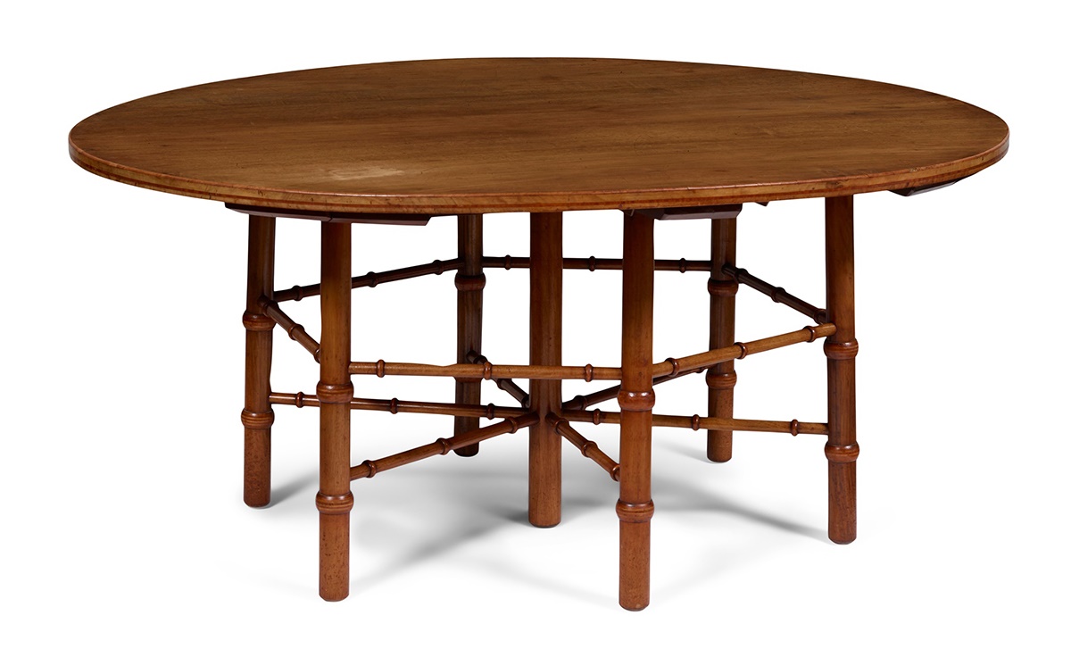 LOT 189 | PHILIP SPEAKMAN WEBB (1831-1915) FOR MORRIS & CO. | UNUSUAL OVAL CENTRE TABLE, CIRCA 1880 | £6,000 - £8,000 + fees
